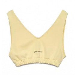 Top e maglietta in cotone giallo - M