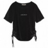 Top e maglietta in cotone nero - XL