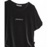 Top e maglietta in cotone nero - XL