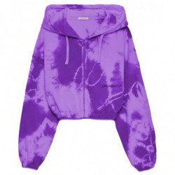 Maglione in cotone viola - L