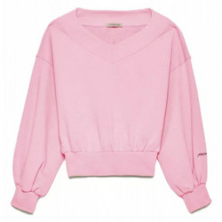 Maglione in cotone rosa - XL