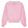 Maglione in cotone rosa - XL