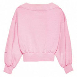 Maglione in cotone rosa - XL
