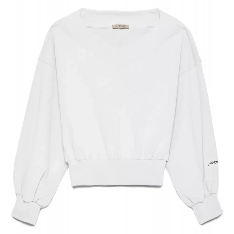 Maglione in cotone bianco - XL