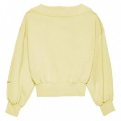 Maglione di cotone giallo - L