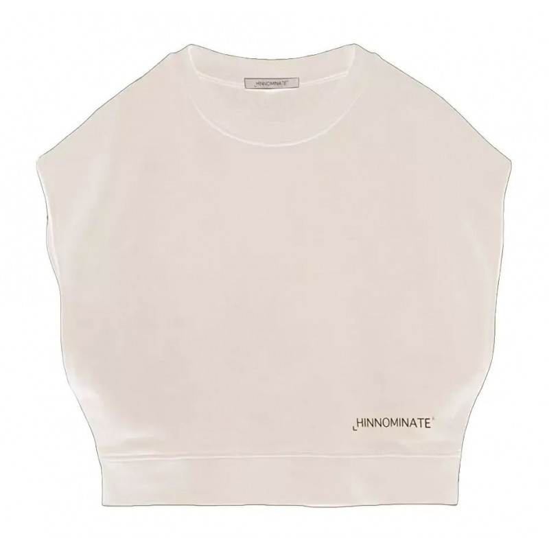 Maglione in cotone beige - S