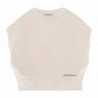 Maglione in cotone beige - M