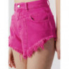 Short in cotone fucsia - S