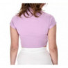 Polo in cotone viola - S