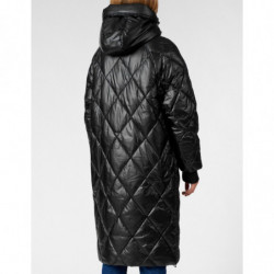 Giacche e cappotto in poliestere nero - XL