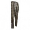 Pantaloni da uomo dal taglio dritto cotone quadri multicolor - IT46
