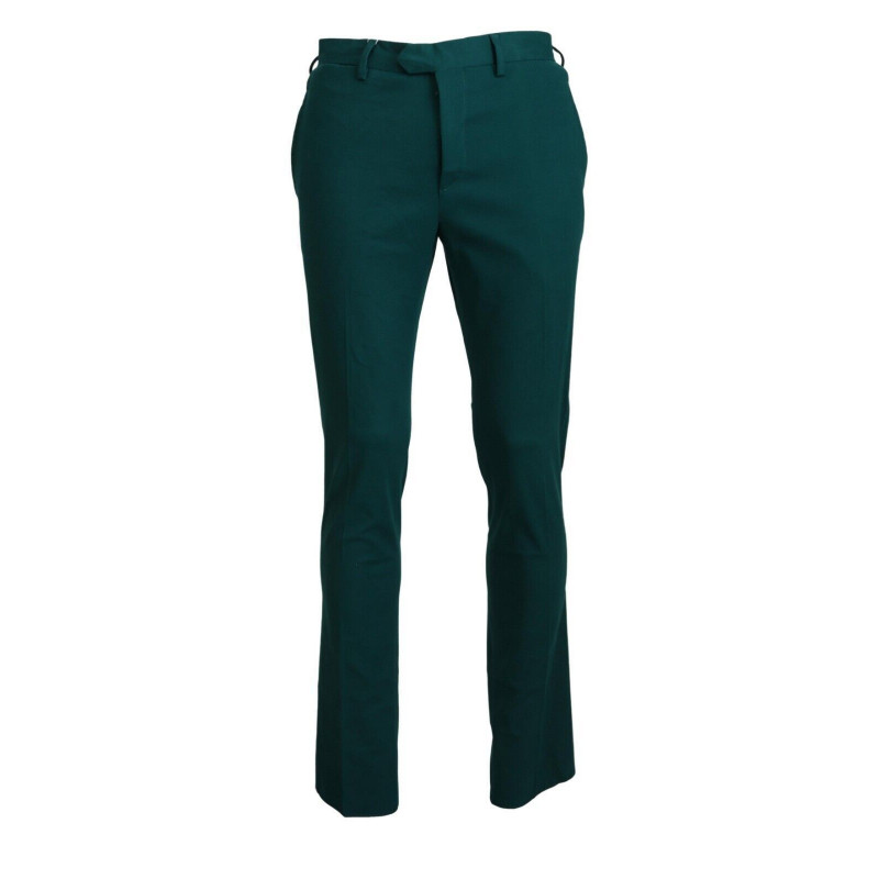 Pantaloni formali da uomo dal taglio dritto verde - IT50 - L