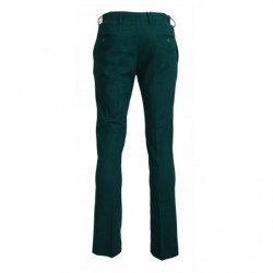 Pantaloni formali da uomo dal taglio dritto verde - IT50 - L