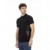 Polo in cotone nero - XL