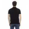 Polo in cotone nero - XL