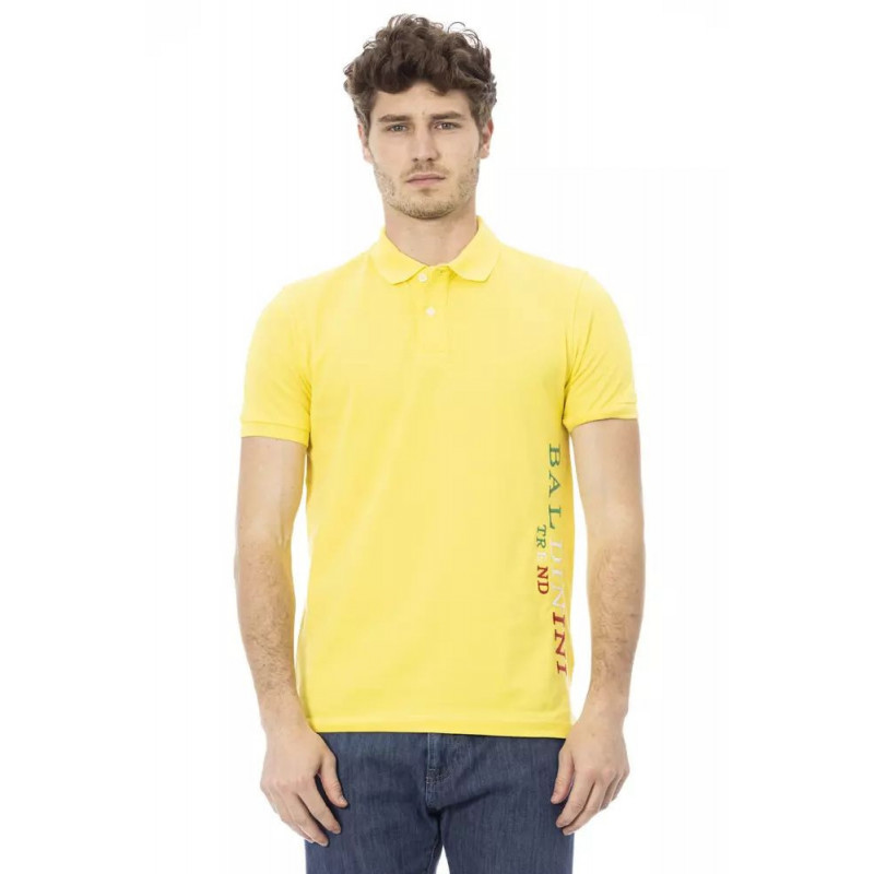 Polo in cotone giallo - XL