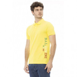 Polo in cotone giallo - XL