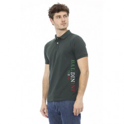 Polo in cotone verde - 4XL