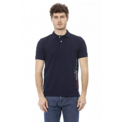 Polo in cotone blu - XL