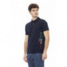 Polo in cotone blu - XL