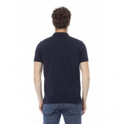 Polo in cotone blu - XL