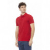 Polo in cotone rosso - XL