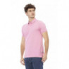 Polo in cotone rosa - 4XL