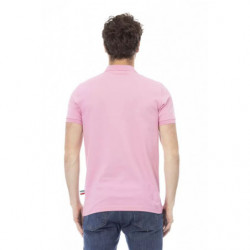 Polo in cotone rosa - 4XL