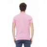 Polo in cotone rosa - 4XL