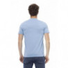 T-shirt in cotone azzurro - XS
