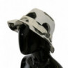 Cappello da pescatore cotone bianco motivo pois grandi - 58 CM-M