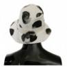 Cappello da pescatore cotone bianco motivo pois grandi - 58 CM-M