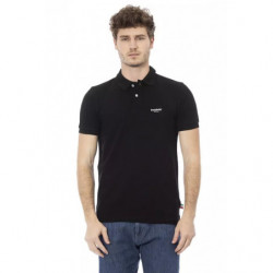 Polo in cotone nero - XXL