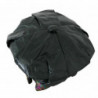Cappello berretto stampa floreale pelle agnello nera - 57 CM-S
