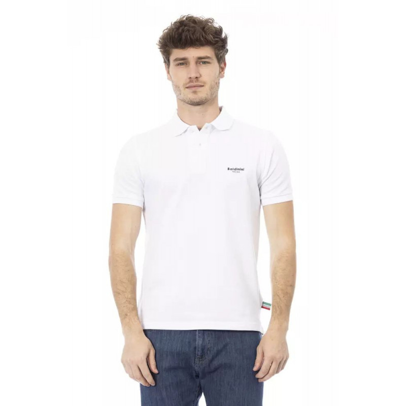 Polo in cotone bianco - XL