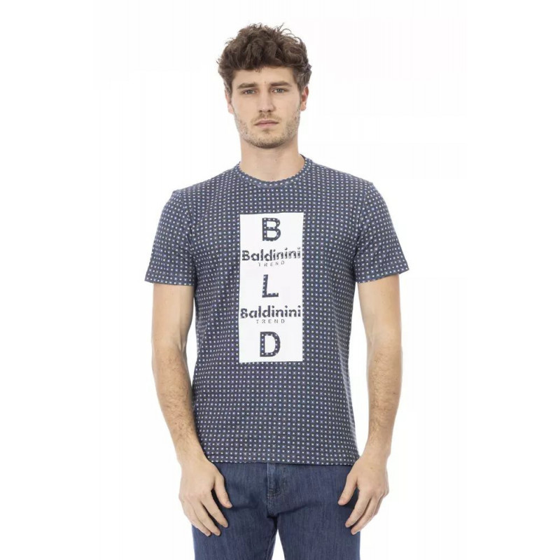 T-shirt in cotone grigio - M