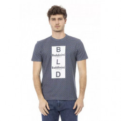 T-shirt in cotone grigio - L
