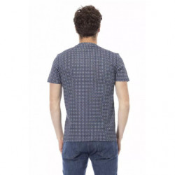 T-shirt in cotone grigio - L