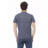 T-shirt in cotone grigio - L