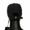 Cappellino con motivo a cuore ricamato in denim blu - 57 CM-S
