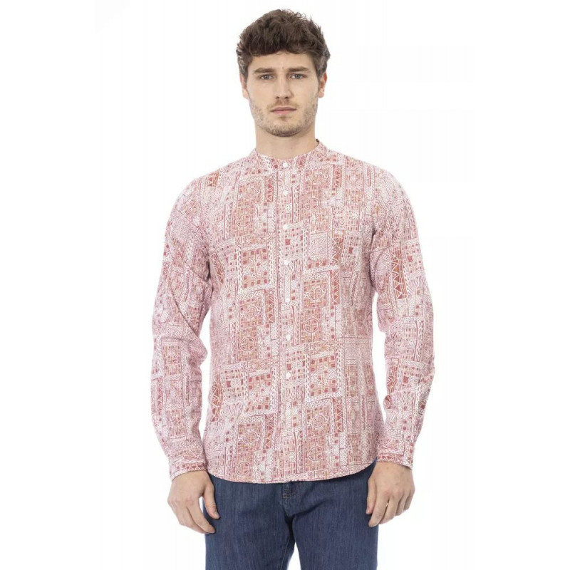 Camicia in cotone rosso - L