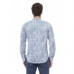 Camicia in cotone azzurro - XXL