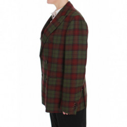 Doppiopetto Lana Verde Bordeaux - IT50 - XXL