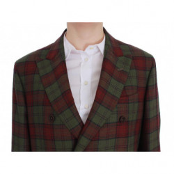 Doppiopetto Lana Verde Bordeaux - IT50 - XXL