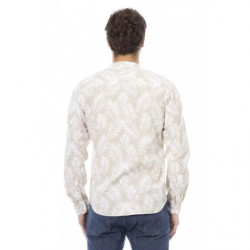 Camicia in cotone beige - L