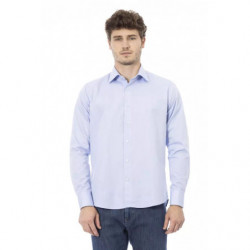 Camicia in cotone azzurro -...