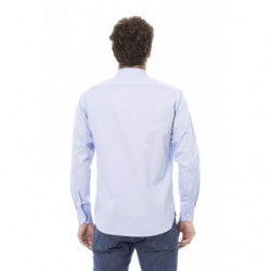 Camicia in cotone azzurro - XXL