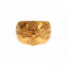 Anello da donna in argento 925 placcato oro - EU53 - US6,5
