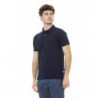 Polo in cotone blu - XL