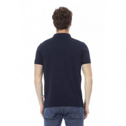 Polo in cotone blu - XL